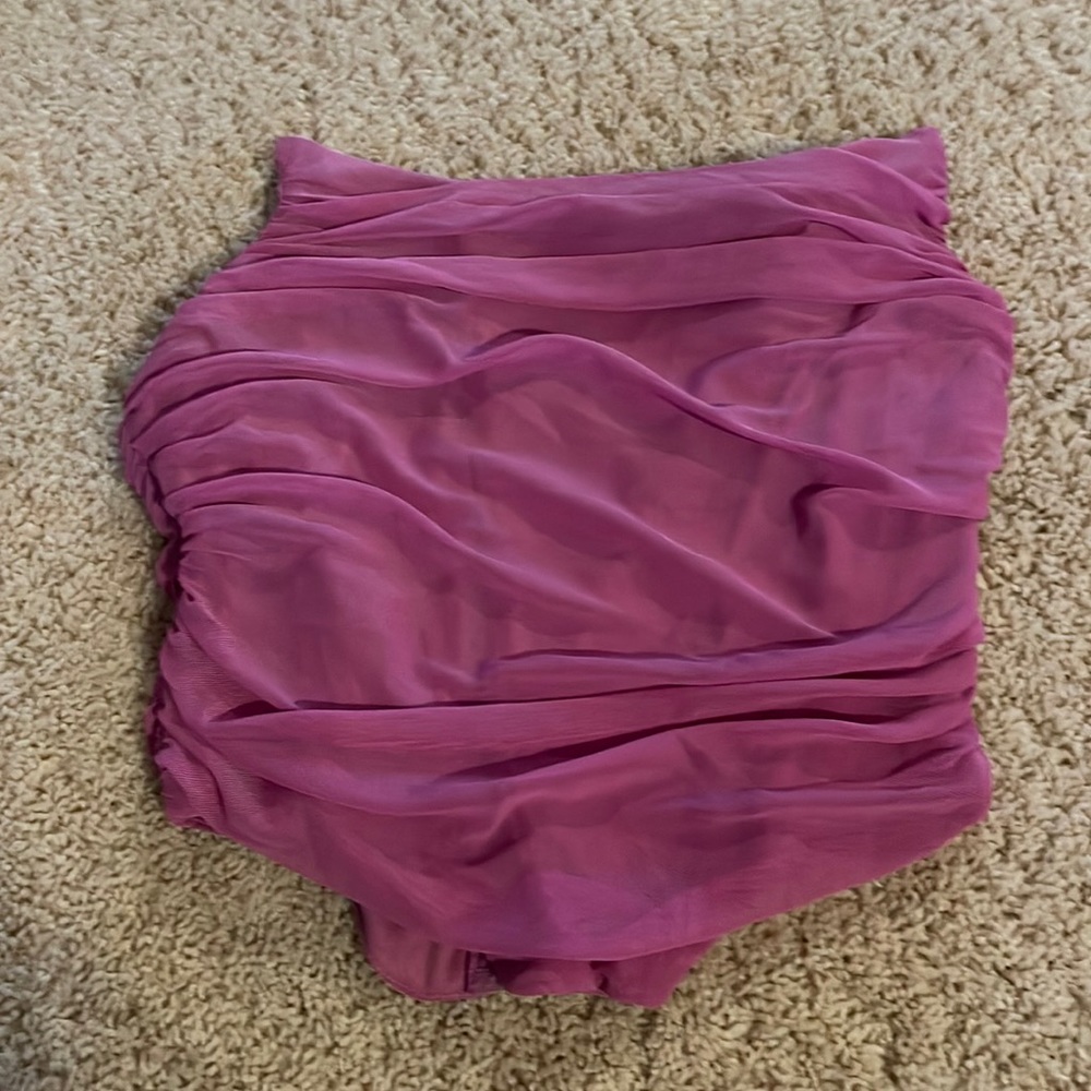 Pink corset crop top! Form forever 21! Size large!
